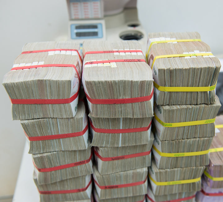 Billets de banque - Tubes Getxent imprégnés