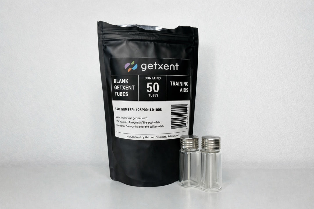 Getxent tubes storage for english manual